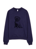 Unisex Fleece Sweatshirt Maltese Terrier Design