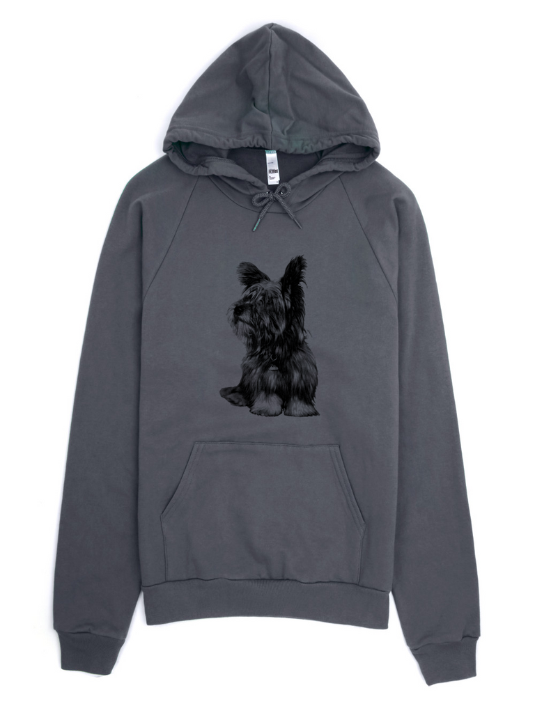 Unisex Fleece Sweatshirt Yorkshire Terrier Design