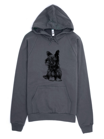 Unisex Fleece Sweatshirt Yorkshire Terrier Design