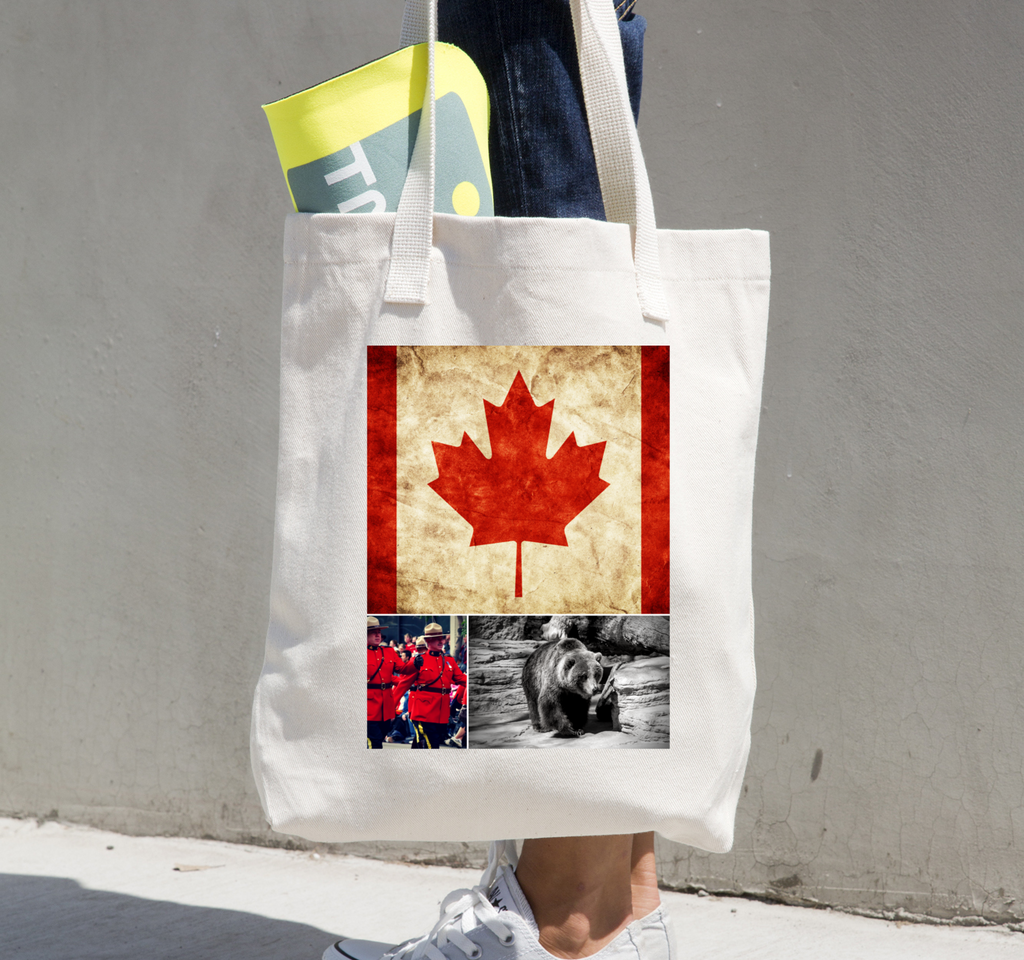 TOTE BAG CANADA FLAG