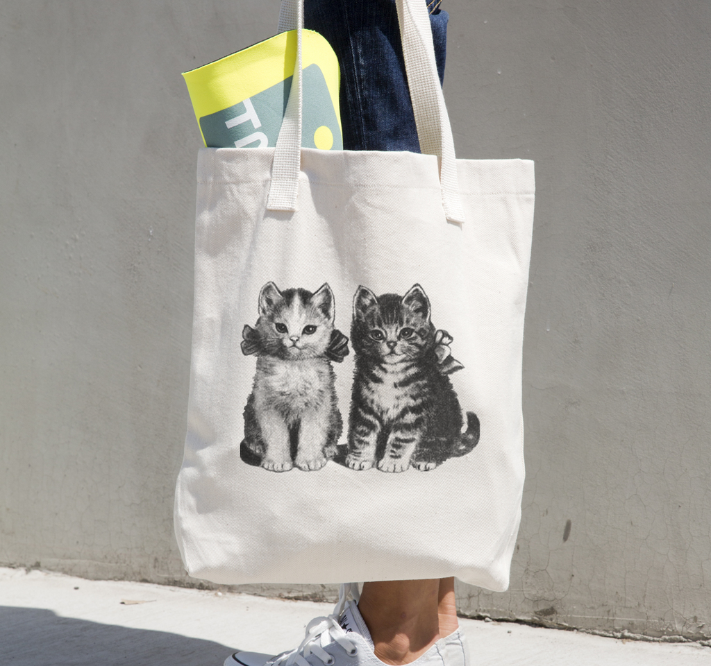 Tote Bag Cute Kittens