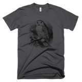 Men's Summer Tee Shirt Snowy Owl Design