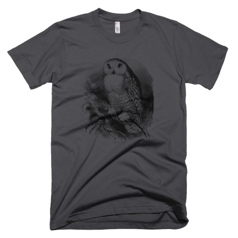 Men's Summer Tee Shirt Snowy Owl Design