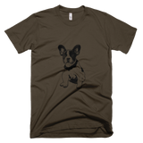 Mens Summer Tee Shirt French Bulldog Design
