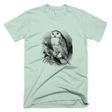 Men's Summer Tee Shirt Snowy Owl Design