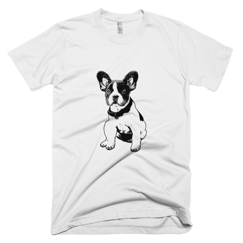 Mens Summer Tee Shirt French Bulldog Design
