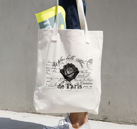 Tote Bag La plus belle fleur de Paris