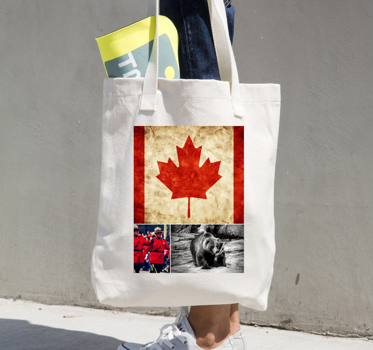 Tote Bag Canada Flag